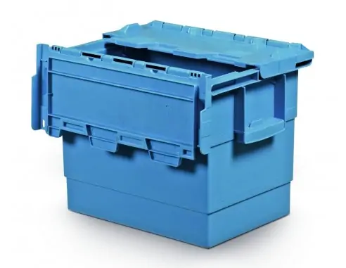 CAJA CON TAPA INTEGRADA APILABLE - ENCAJABLE,...