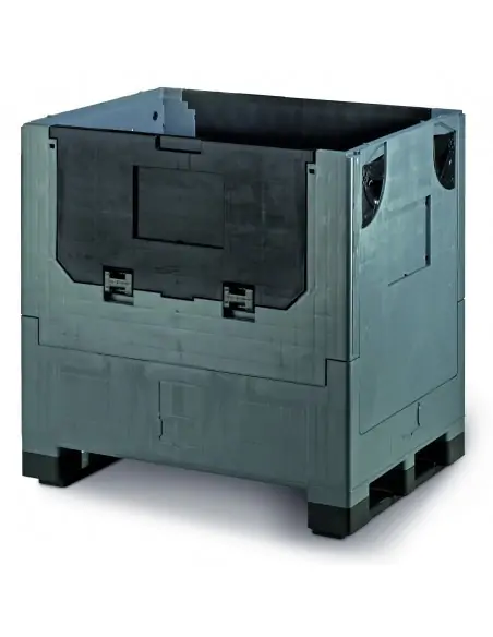 CONTENEDOR PLEGABLE SÓLIDO, 800 x 600 x 830 mm. (LxFxA)