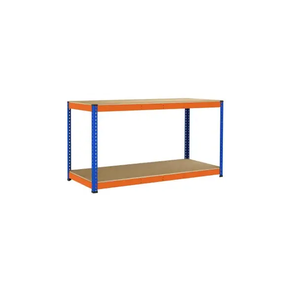 MESA DE TRABAJO CON BALDA INFERIOR
