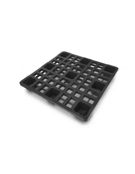 PALET DE PLÁSTICO ENCAJABLE, 1.140 x 1.140 x 140 mm. (Largo x Ancho x Alto)