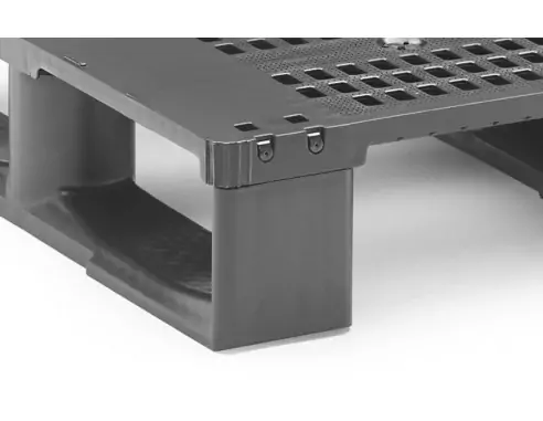 PALET DE PLÁSTICO APILABLE, 800 x 600 x 140 mm....