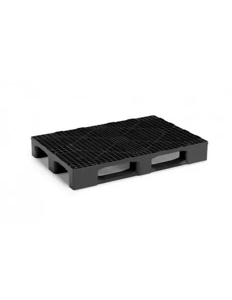 PALET AMERICANO DE PLÁSTICO APILABLE 3 PATINES, 1.200 x 1.000 x 150 mm. (Largo x Ancho x Alto)