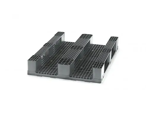 PALET EUROPEO DE PLÁSTICO APILABLE 3 PATINES,...