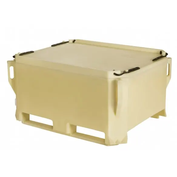 ISOTÉRMICO 2 PATINES DE 161 LITROS DE 750 x 480 x 340 mm. (LxFxH)