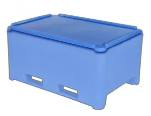 CONTENEDOR 300 LITROS ISOTÉRMICO 2 PATINES DE 1.200 x 800... 2