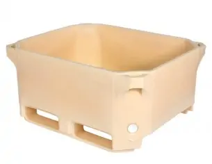 CONTENEDOR 370 LITROS ISOTÉRMICO ATP DOS PATINES DE 1.200...