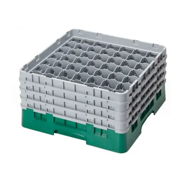 CESTA DE LAVADO 49 COMPARTIMENTOS, PARA COPAS Y VASOS DE 6 cm Ø