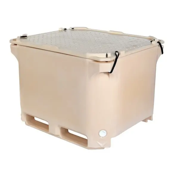 CONTENEDOR 630 LITROS ISOTÉRMICO DE 1.200 x 1.000 x 820 mm. (LxFxH)