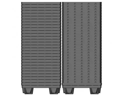 CONTENEDOR PLEGABLE SÓLIDO, 800 x 600 mm. (LxF)