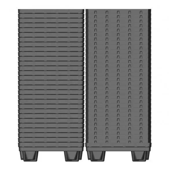 CONTENEDOR PLEGABLE SÓLIDO, 800 x 600 mm. (LxF)