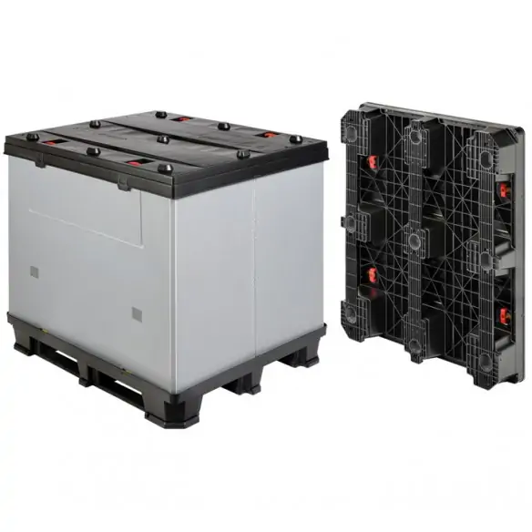 CONTENEDOR PLEGABLE SÓLIDO, 1.200 x 1.000 mm. (LxF)