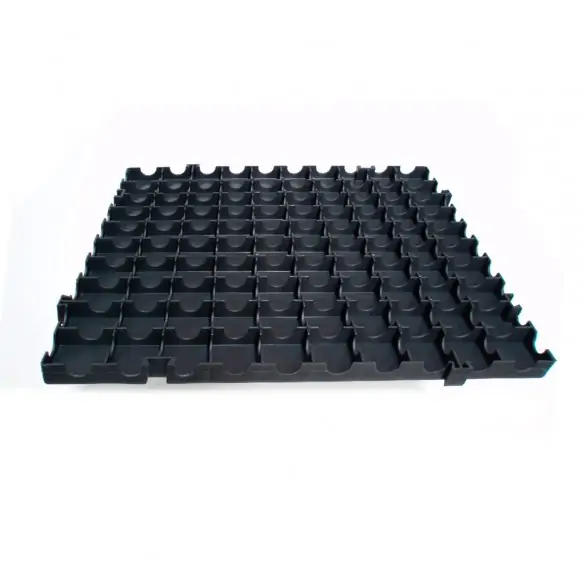 LOSETA DE PLÁSTICO CERRADA, 500 x 500 mm. (Largo x Ancho)