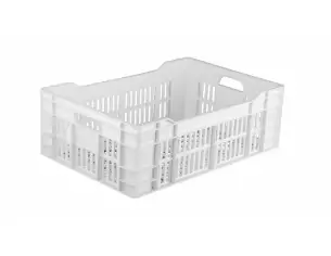 CAJÓN APILABLE, 600 x 400 x 200 mm. (LxFxH) REJADA