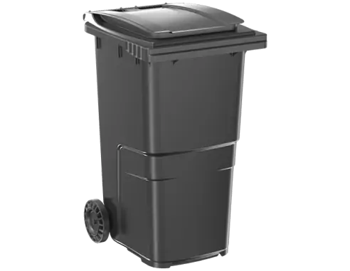 CONTENEDOR DE BASURA 240 LITROS CON RUEDAS Y TAPA