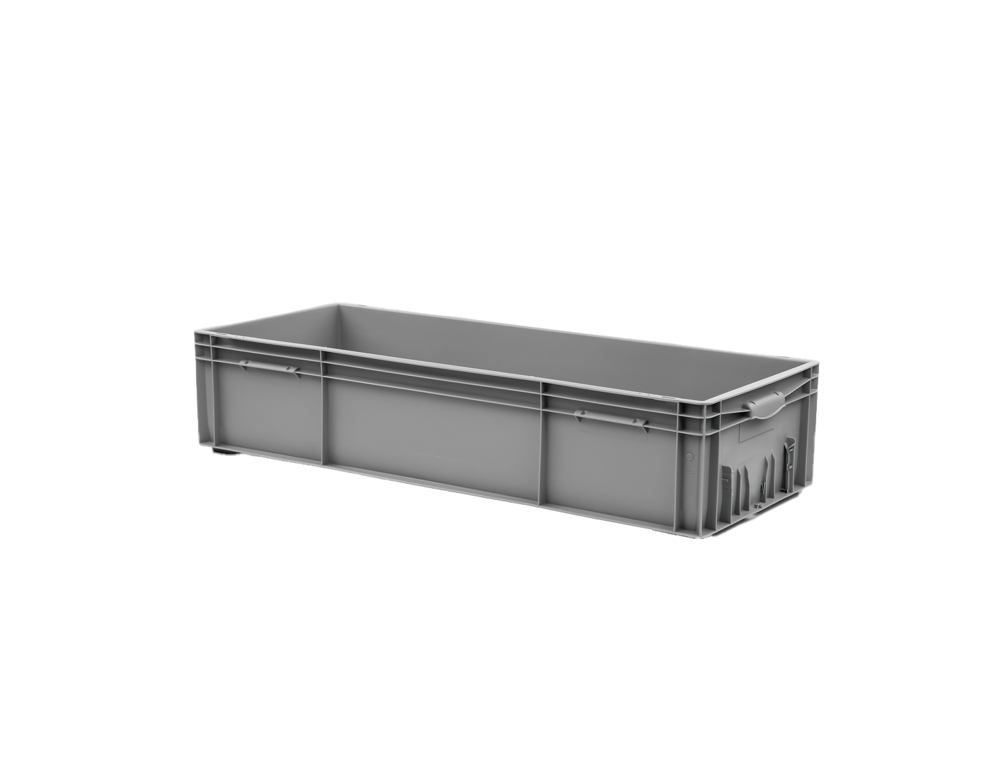 Caja Apilable de Almacenaje Industrial Eurobox en Gris