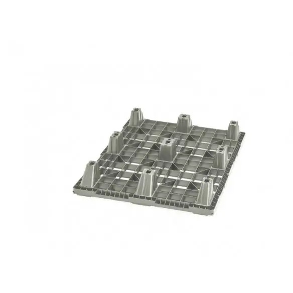 PALET EUROPEO DE PLÁSTICO ENCAJABLE, 1.200 x 800 x 140 mm. (Largo x Ancho x Alto)