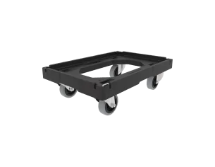 CARRO DE PLÁSTICO CON RUEDAS 600 x 400 x 173.5 mm. (Largo...