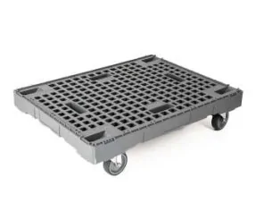 CARRO DE PLÁSTICO CON RUEDAS 800 x 600 x 198 mm. (Largo x...