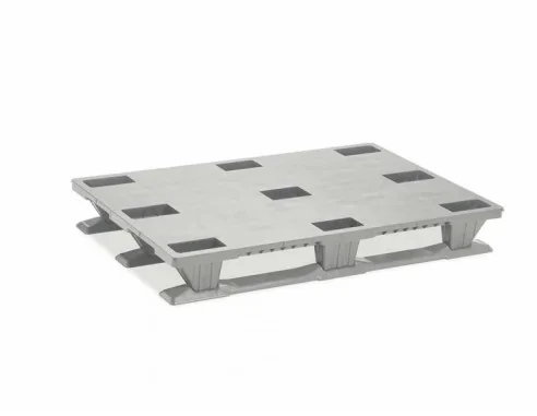 PALET EUROPEO DE PLÁSTICO ENCAJABLE CON PATINES...