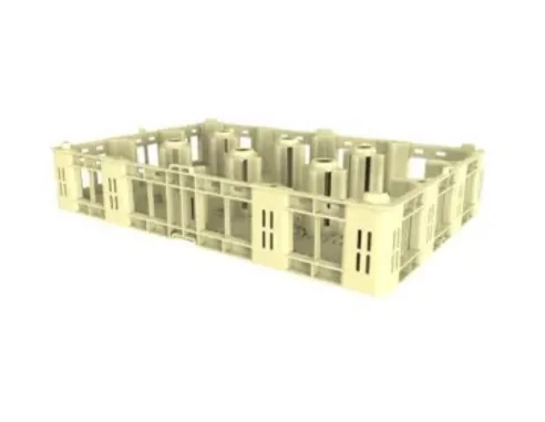CAJA QUESERA, 750 x 500 x 165 mm. (LxFxH)