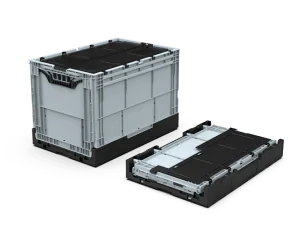 CAJA PLEGABLE CERRADA, 600 x 400 x 340 mm.