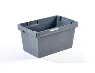 CAJA CON TAPA INTEGRADA, 490 x 300 x 260 mm. (LxFxH) 2