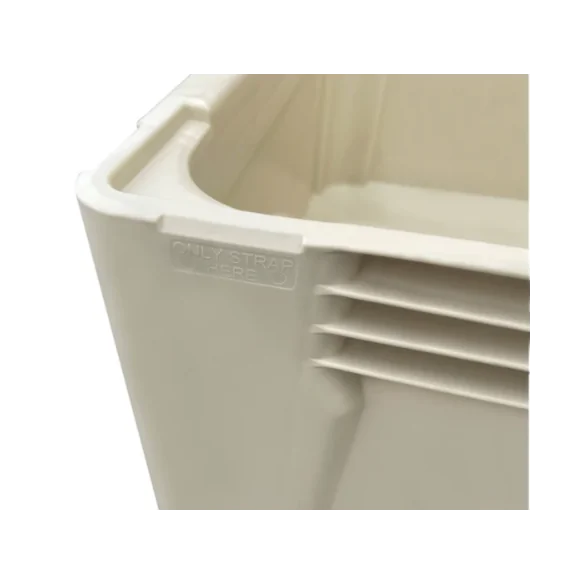 CONTENEDOR DE PLÁSTICO, 1276 x 1076 x 748 mm. (LxFxH)