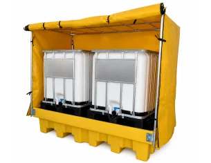 CUBETO COLECTOR CON TOLDO 2.480 x 1.285 x 2.100 mm. DE...
