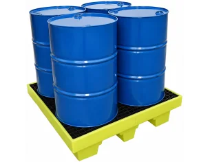 CUBETO POLIETILENO 4 BIDONES 1.240 x 1.240 x 347 mm. DE...