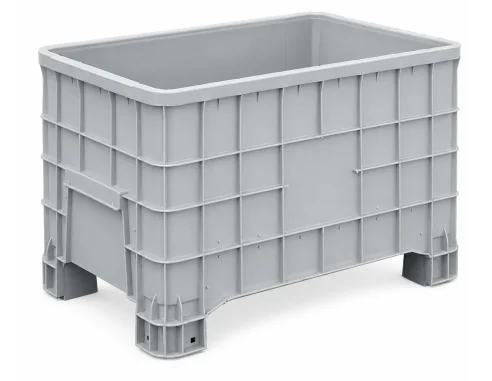 CONTENEDOR DE PLÁSTICO, 1.000 x 635 x 645 mm.