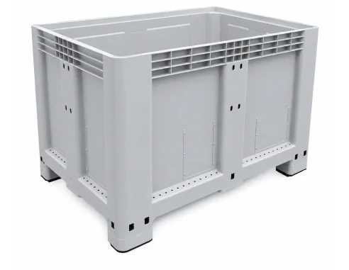 CONTENEDOR DE PLÁSTICO, 1.200 x 800 x 800 mm.