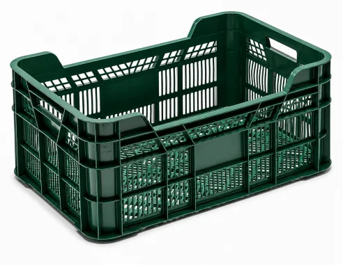 CAJA AGRÍCOLA APILABLE REJILLADA, 600 x 400 x...