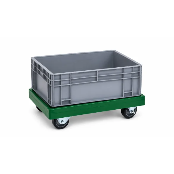 CARRO DE PLÁSTICO CON RUEDAS 600 x 400 x 180 mm. (Largo x Ancho x Alto)