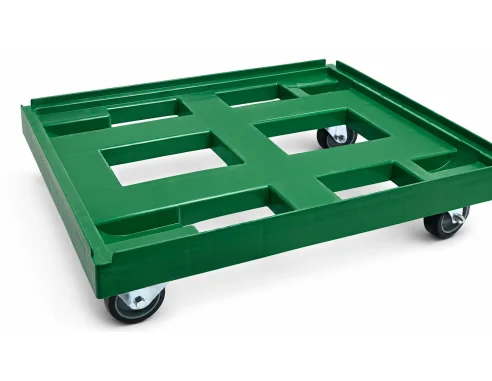 CARRO DE PLÁSTICO CON RUEDAS 600 x 400 x 180...