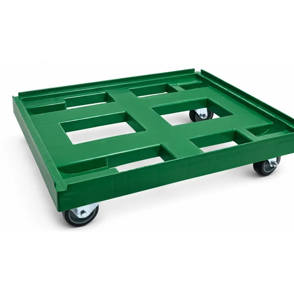 CARRO DE PLÁSTICO CON RUEDAS 600 x 400 x 180 mm. (Largo x Ancho x Alto)