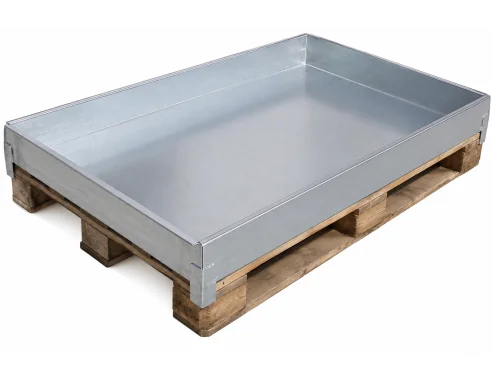 CUBETO GALVANIZADO PARA PALET DE 125 LITROS...
