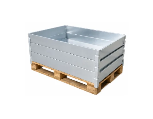 CUBETO GALVANIZADO PARA PALET DE 125 LITROS...