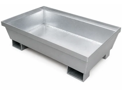 CUBETO GALVANIZADO SIN REJA PARA 2 BIDONES DE...