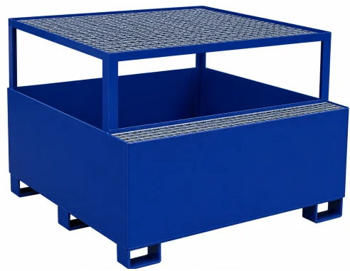 CUBETO METÁLICO CON SOPORTE 1 IBC DE 1.000...