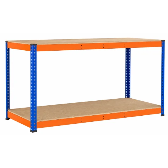 MESA DE TRABAJO CON BALDA INFERIOR